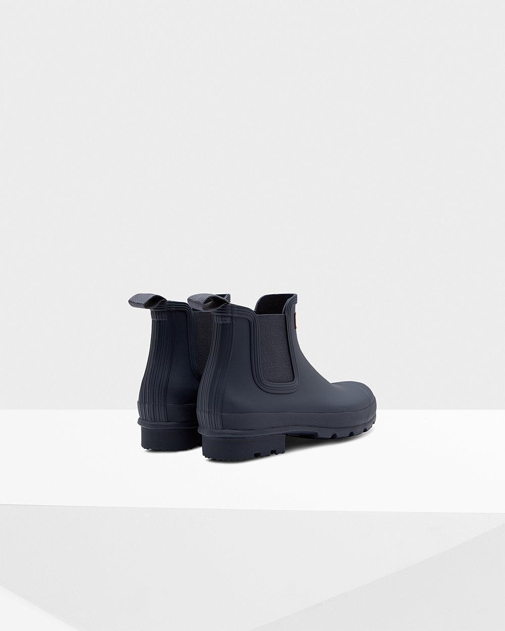 Bottes Chelsea Hunter Original Homme Bleu Marine FSKNQGH-50